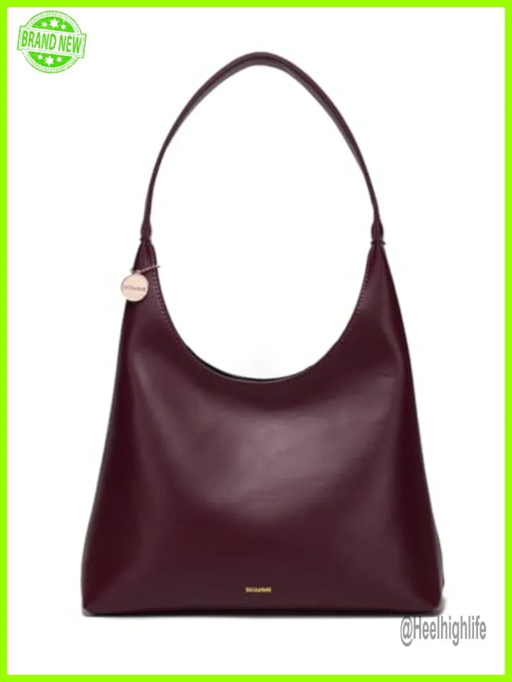 Vegan Leather Hobo Bag Medium Summer Purse Slouchy Shoulder Tote Work Handbag